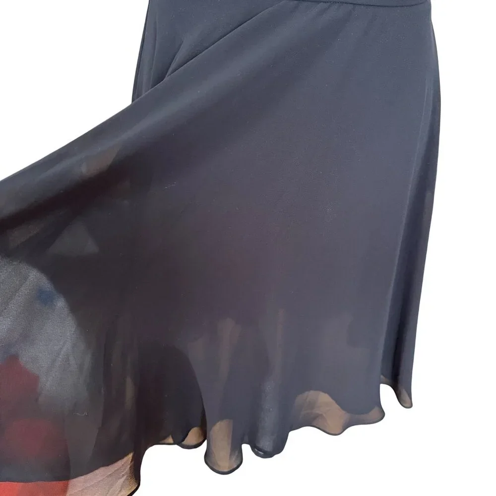 Vintage A.J. Bari Black Skirt Size 10 - Picture 2 of 5